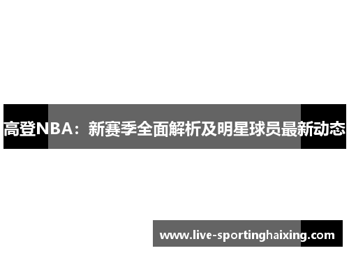 高登NBA：新赛季全面解析及明星球员最新动态